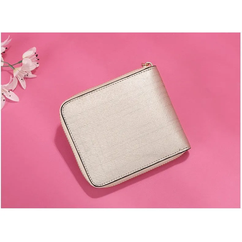"The Foxer" Folding Gold Coin Purse Wallet