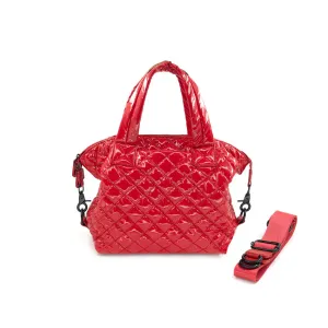 Red Patent Bag