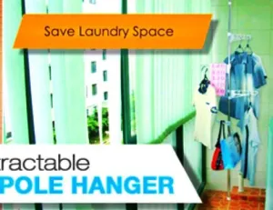 Retractable Pole Hanger