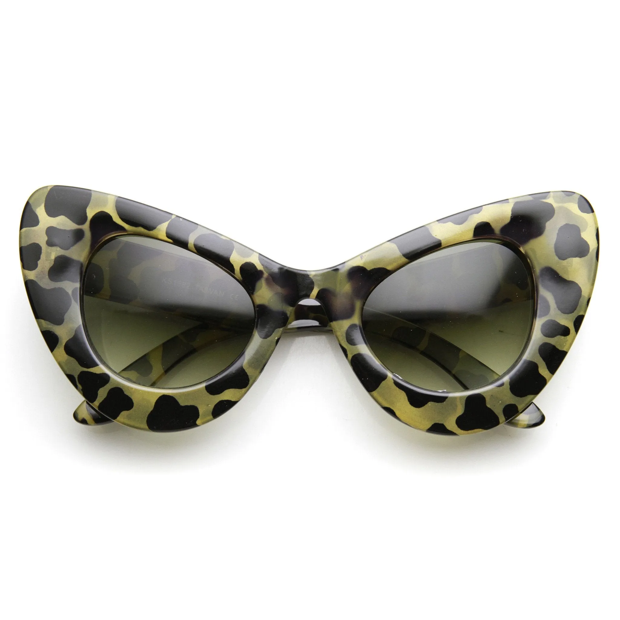 Retro Mod Super Trendy Women's Fashion Cat Eye Sunglasses