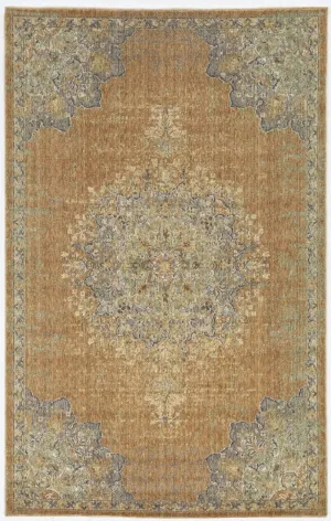 Ria 6824 Elegance Coffee Rug