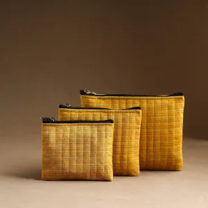 Set of 3 - Handmade Cotton Utility Pouches 02