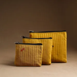 Set of 3 - Handmade Cotton Utility Pouches 27