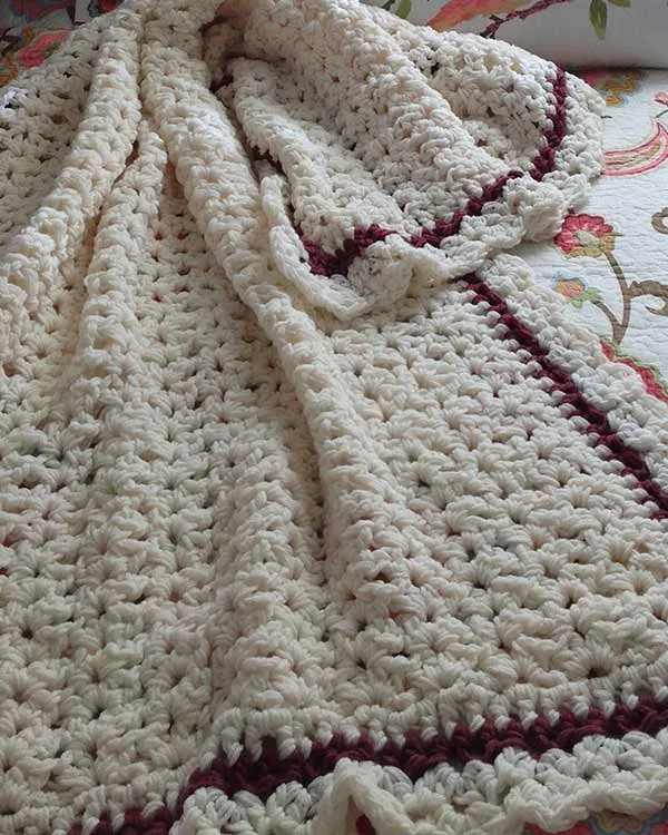 Shell Elegance Afghan Crochet Pattern