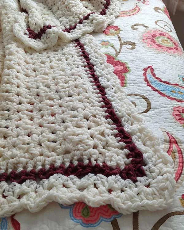 Shell Elegance Afghan Crochet Pattern