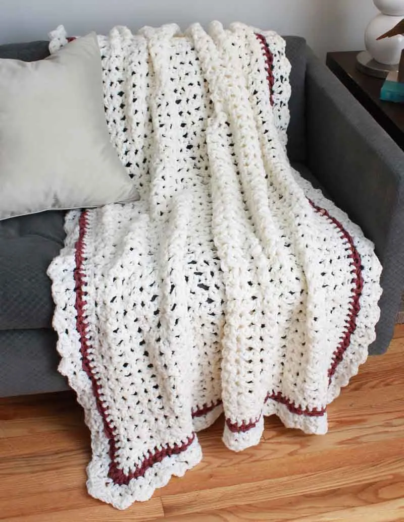Shell Elegance Afghan Crochet Pattern