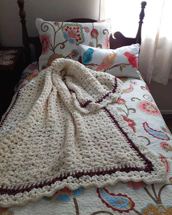 Shell Elegance Afghan Crochet Pattern