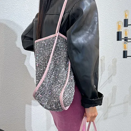 Strap ECO Shoulder Bag (Tweed, 3colors)