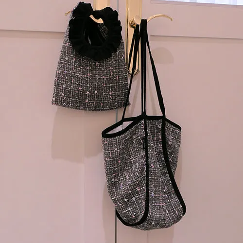 Strap ECO Shoulder Bag (Tweed, 3colors)
