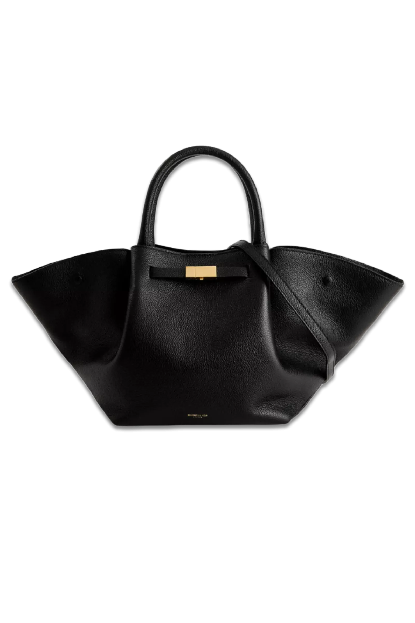 The Midi New York Leather Tote Bag