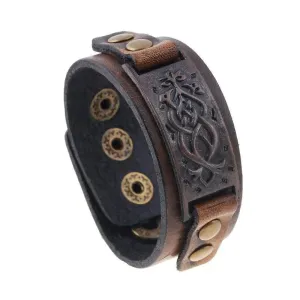 Timeless Elegance Leather Cuff Bracelet