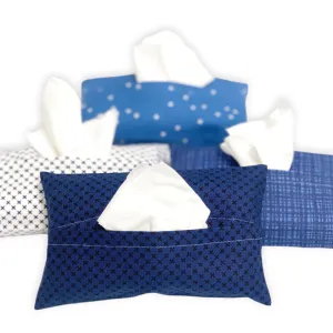 Travel Tissue Cover Kit - Blue