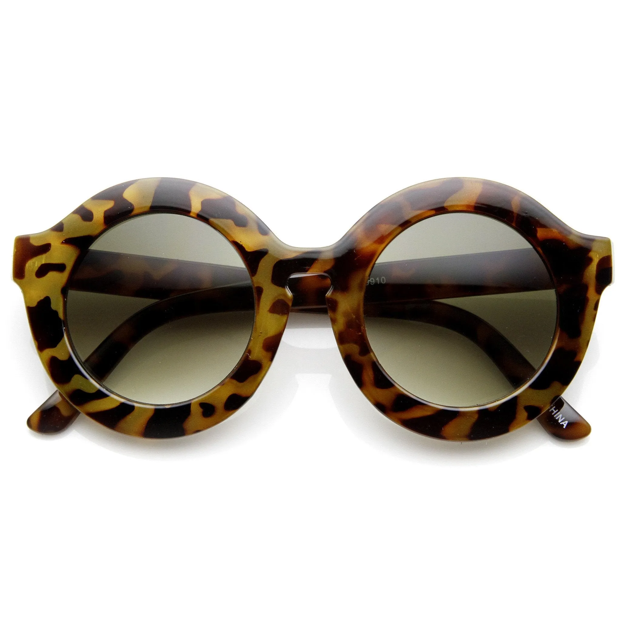 Trendy Womens Fashion Oversize Round Circle Sunglasses