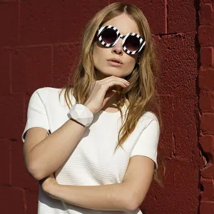 Trendy Womens Fashion Oversize Round Circle Sunglasses