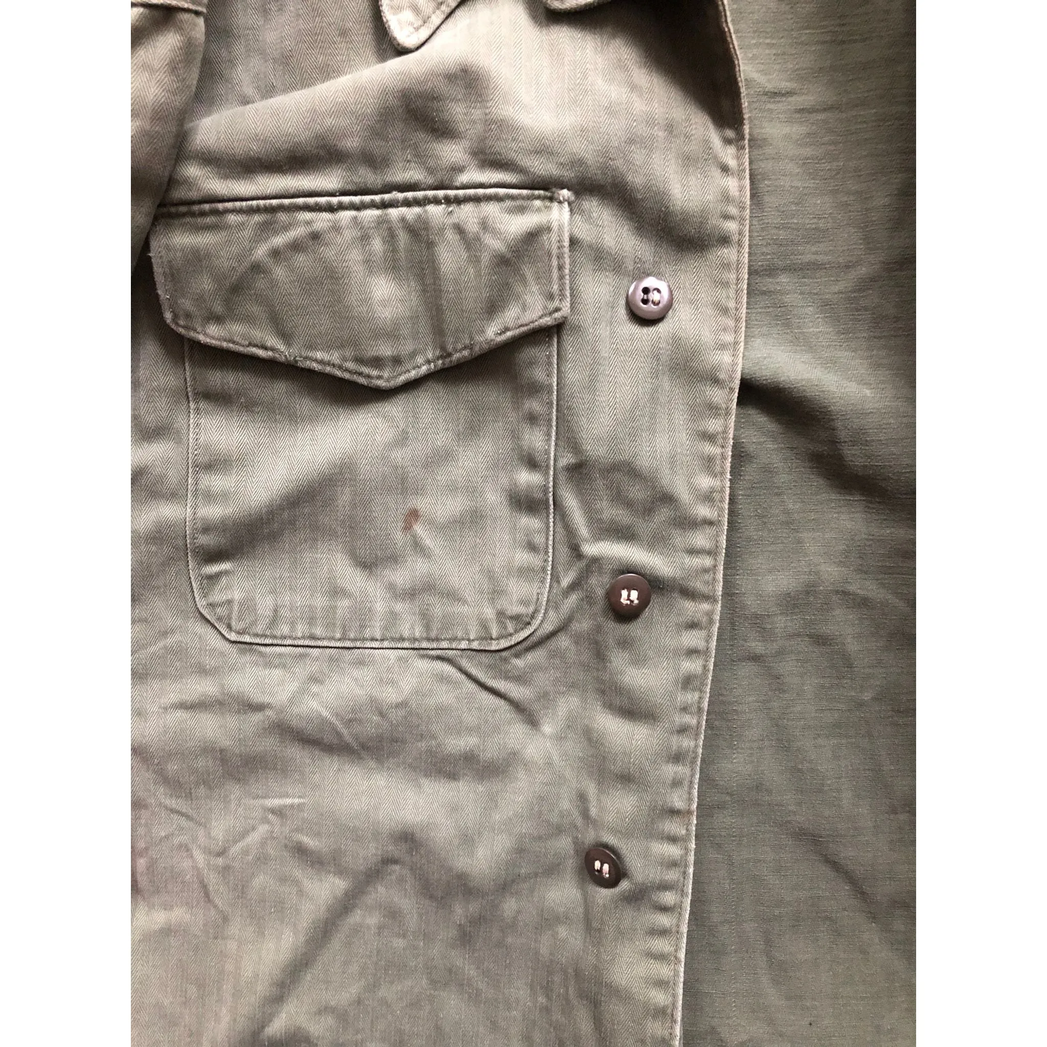 USMC P53 HBT Utility Jacket Small Short