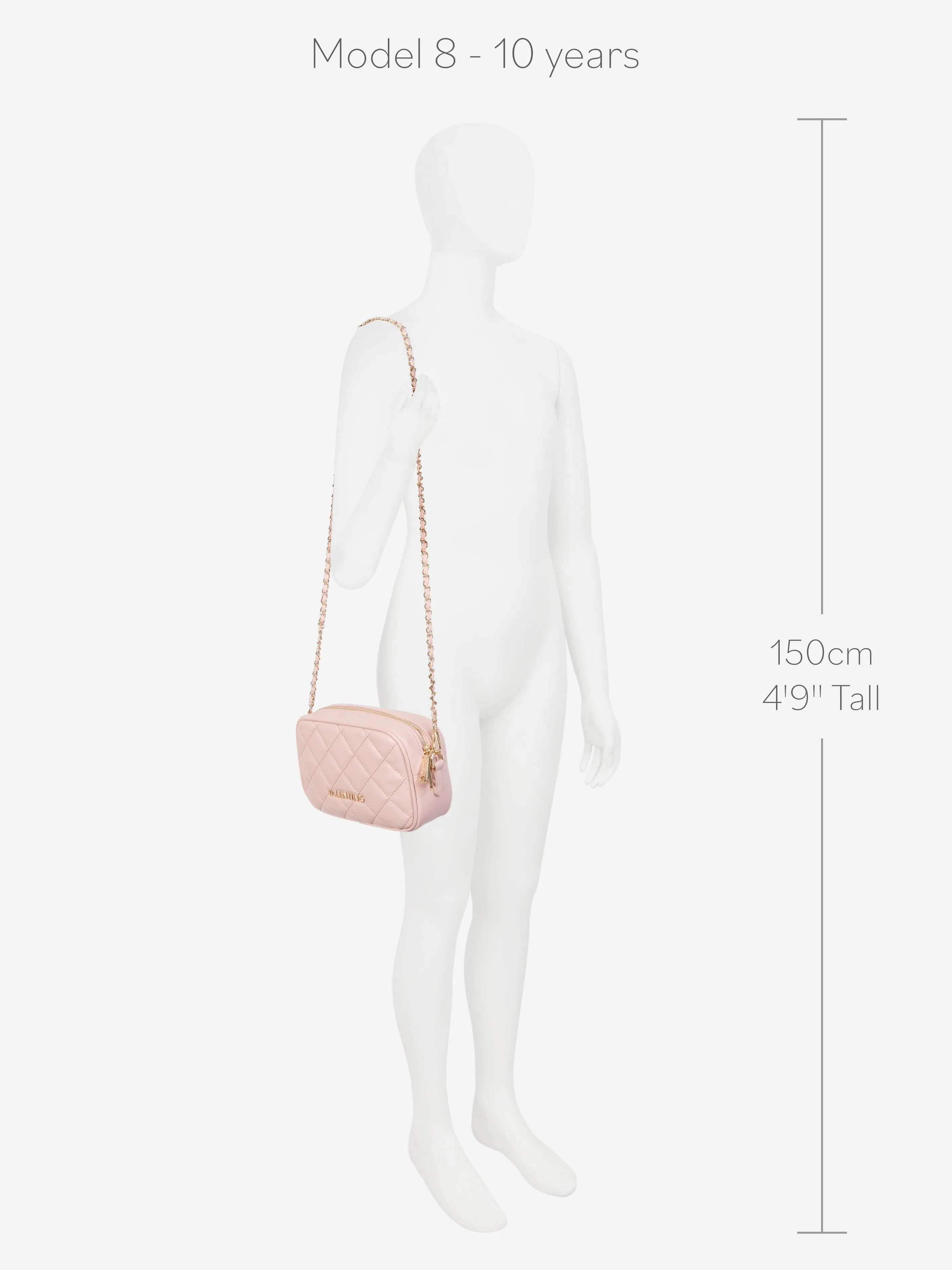 Valentino Girls Ocarina Crossbody Bag in Pink (20cm)