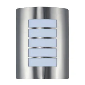 View LED 9 In. LED Outdoor Wall Light 900 Lumens 3000K Stainless Steel Finish