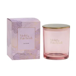 Violet & Patchouli Candle