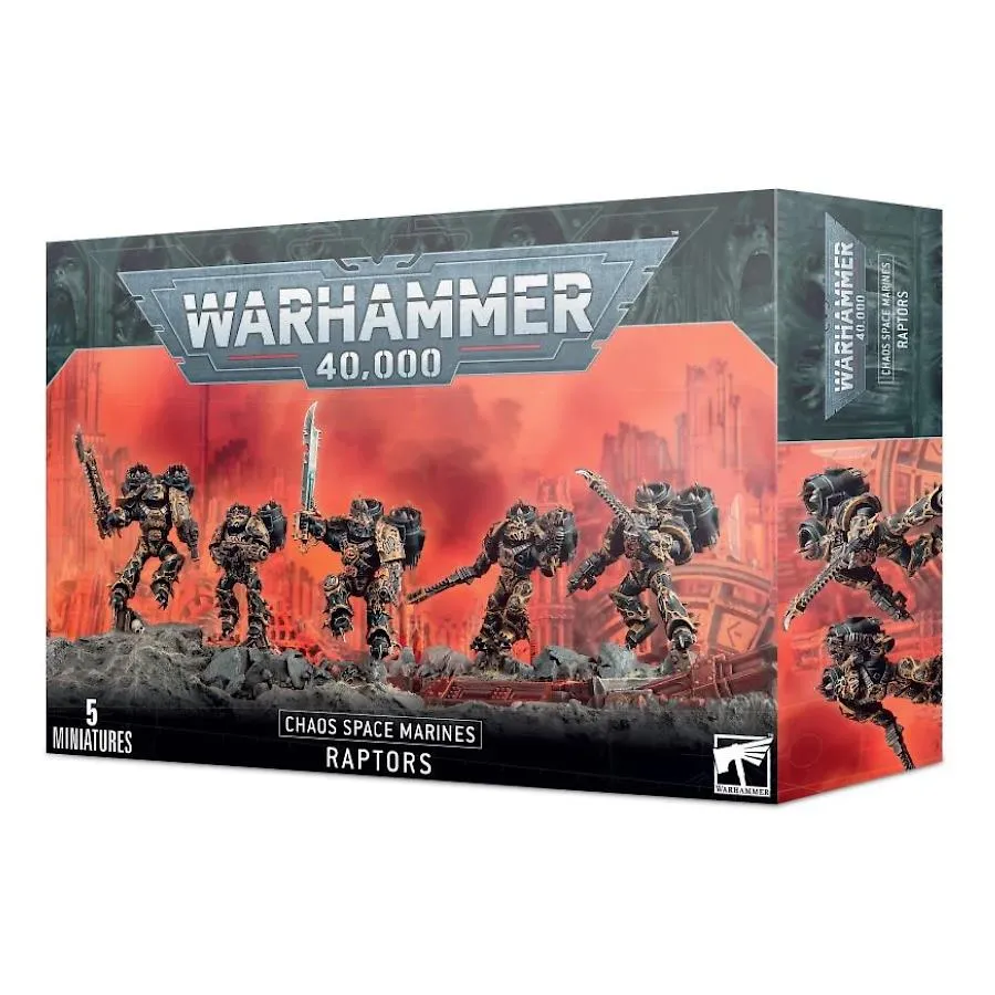 Warhammer 40K Miniature Kit - Chaos Space Marines: Raptors