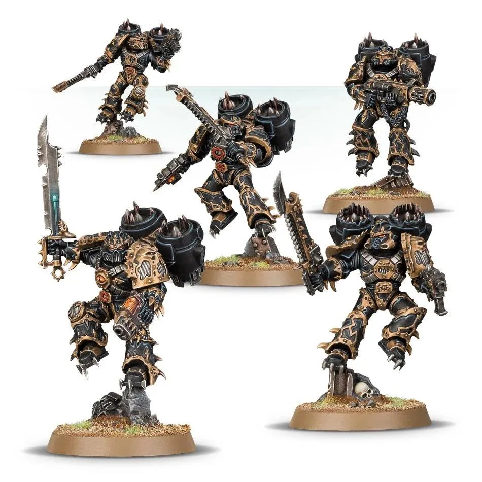 Warhammer 40K Miniature Kit - Chaos Space Marines: Raptors