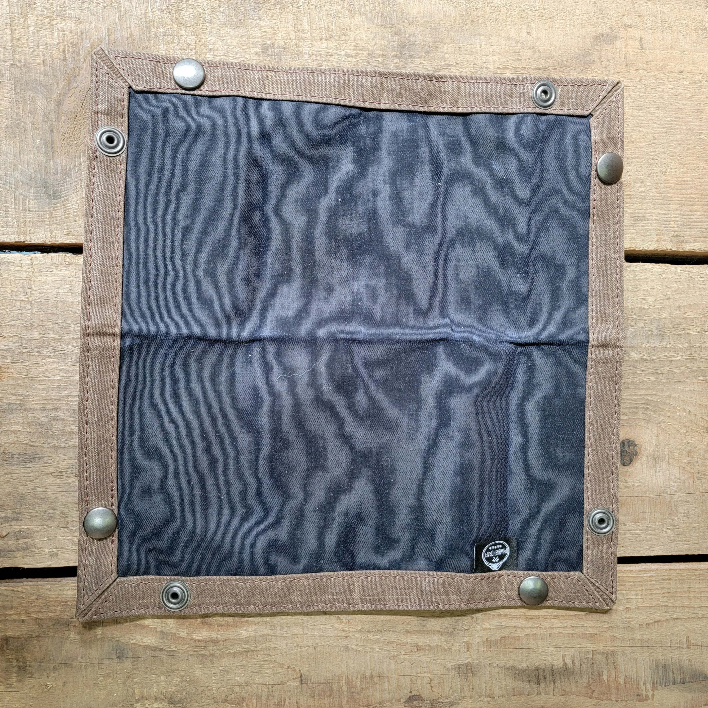 Waxed Canvas Travel Tray Lined Medium