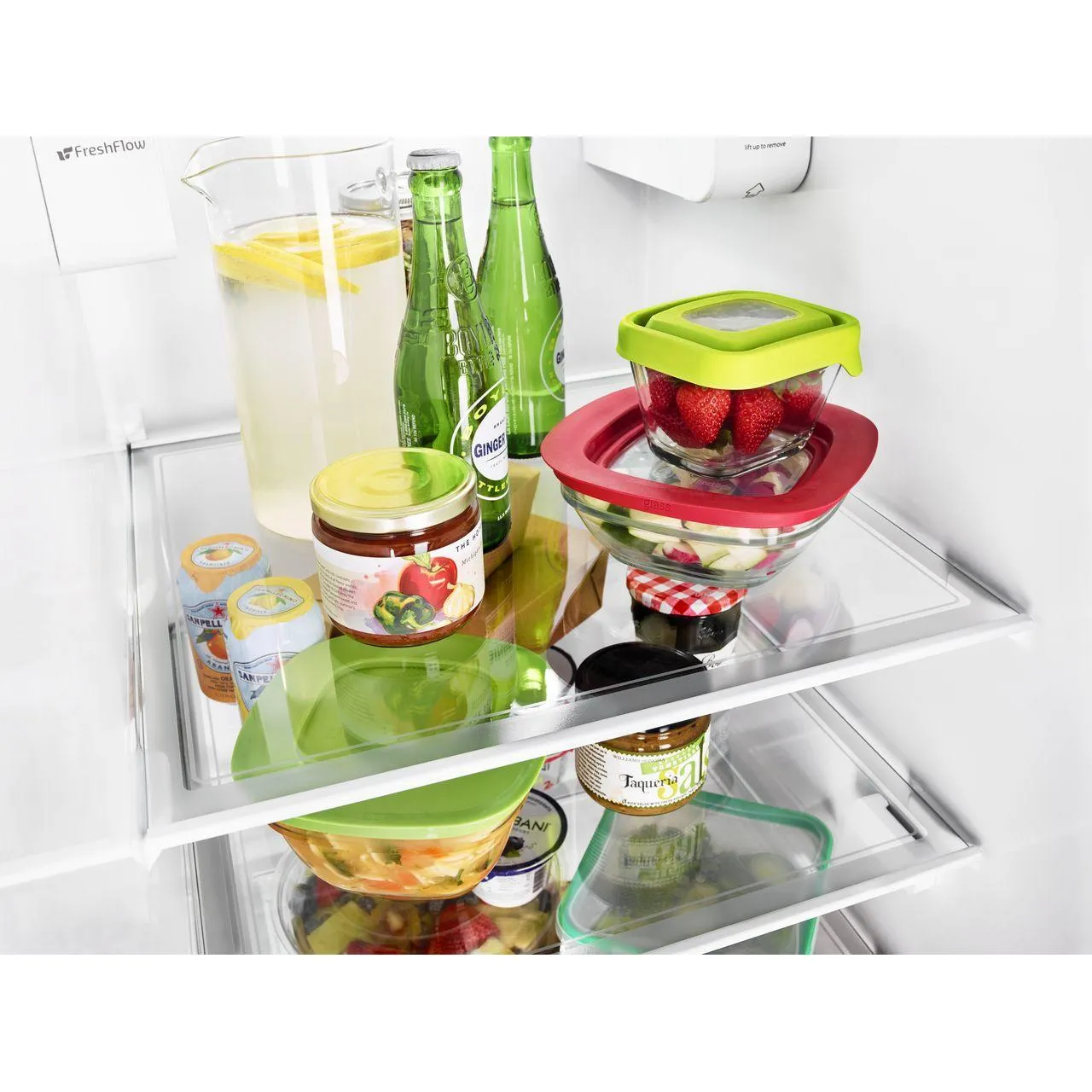 Whirlpool 36-inch, 20.59 cu. ft. Counter-Depth Side-By-Side Refrigerator WRS571CIHW