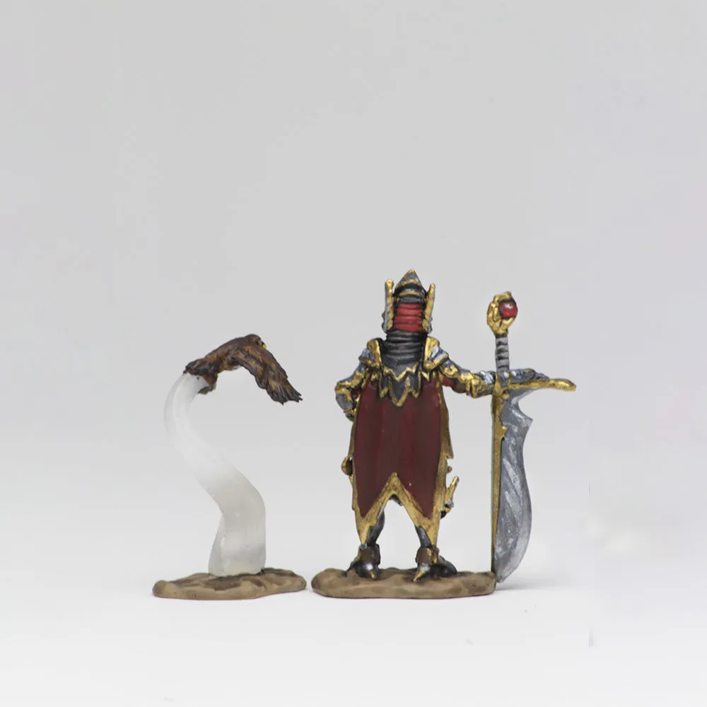 WizKids Wardlings RPG Figures: Girl Fighter & Hunting Falcon